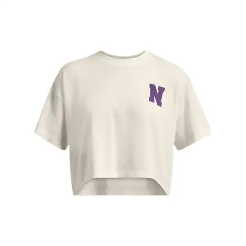Under Armour GamedayCollegiate Drop Shoulder Sleeve T Shirt Women's White 143