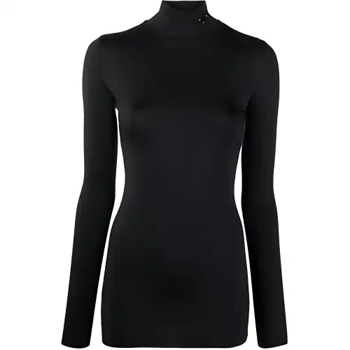 PRADA T Shirts Women's Black Turtleneck Moderate Other