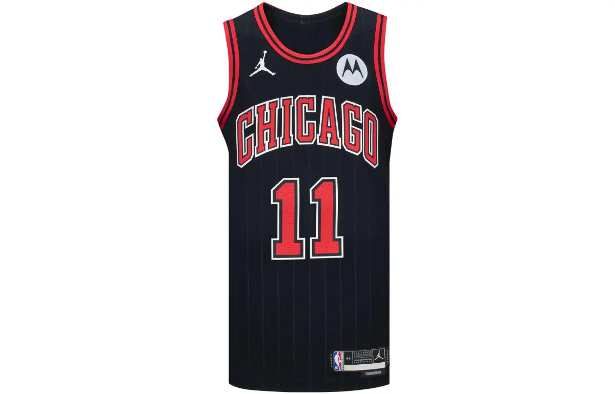 Jordan Basketball Jersey Announcement Edition, Chicago Bulls Men's Black