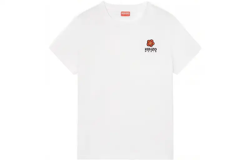 KENZO Boke Flower Embroidered Crewneck T Shirt