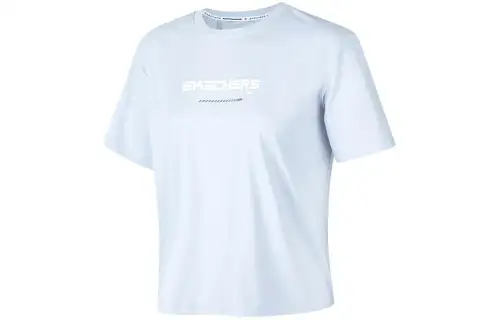 Skechers Quick Dry T Shirts Women's Xenon Gas Blue