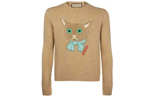 GUCCI FW21 Loose Fit Sweater Women's Yellow