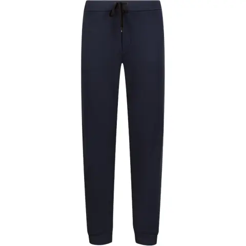 On elasticated drawstring track pants