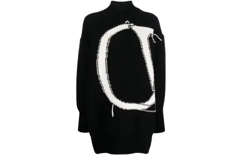 OFF WHITE Ow High neck Wool Jumper