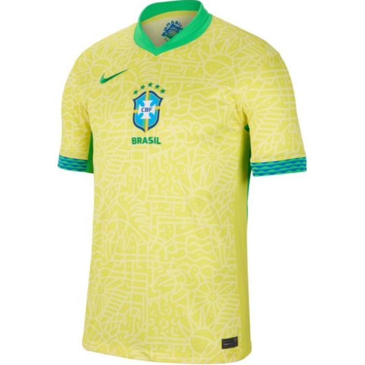 Nike Brazil 2024 Stadium Home Men’s Nike Dri-FIT Soccer Replica Jersey