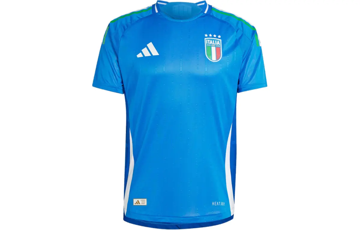 Adidas Italy National Team Italy Home Authentic Jersey Soccer Jersey Player Edition Men's Blue