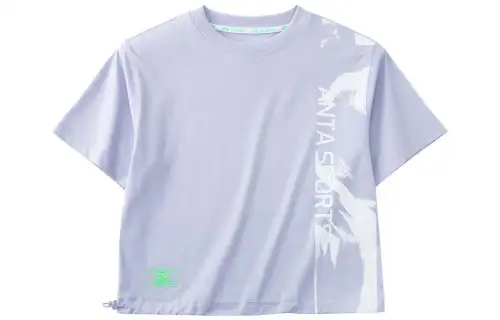 Anta T Shirt Women's Light Jade Purple