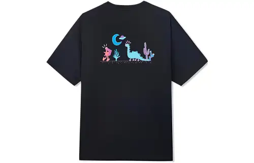 Converse Drop Shoulder Sleeve T Shirt Women's Black