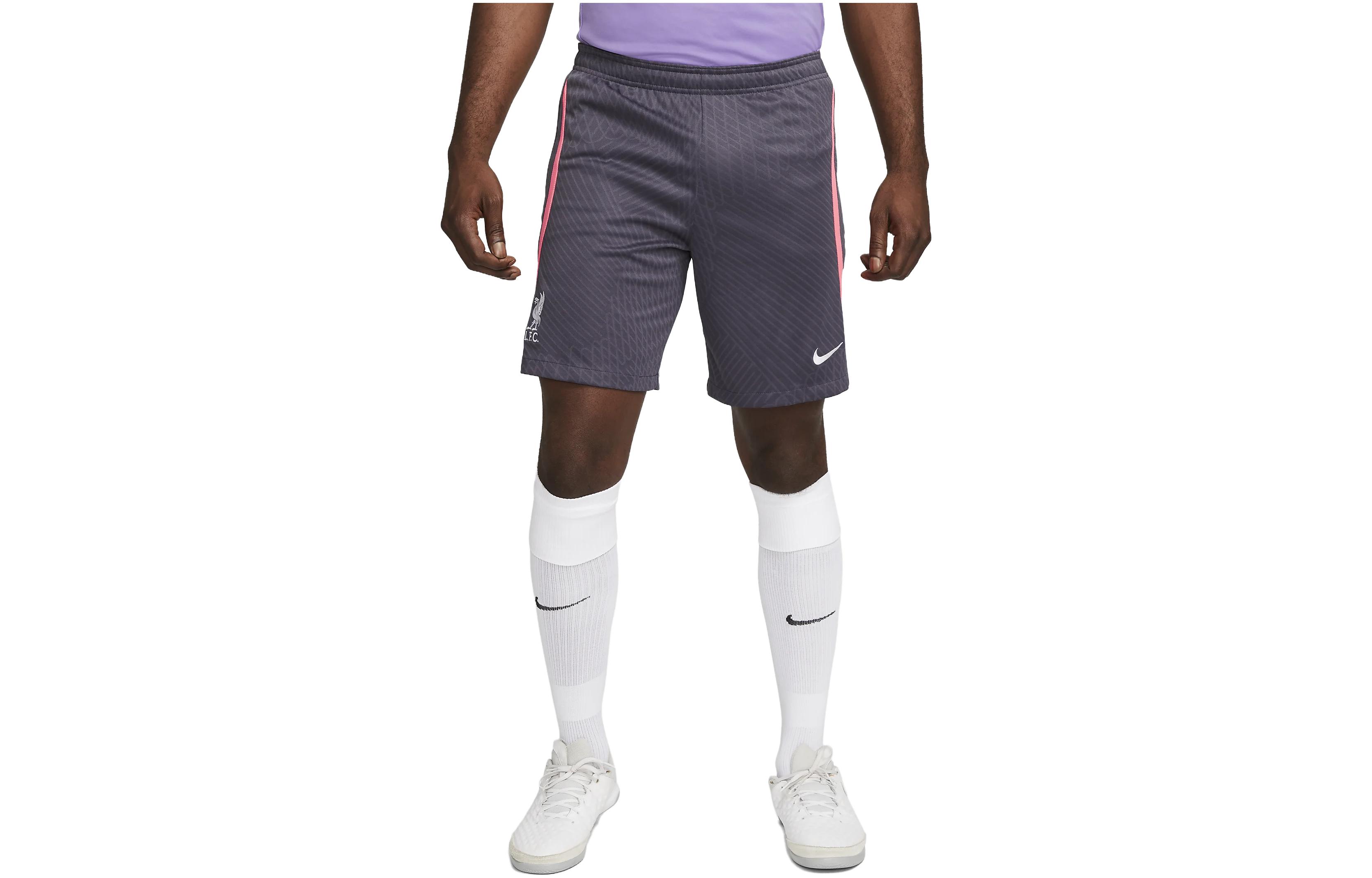 Nike Dri FIT Liverpool FC Strike Third Soccer Ball Shorts Men’s Gray