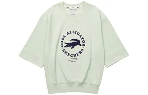 Skechers T Shirts Women's Crew Neck Moderate Straight Fit