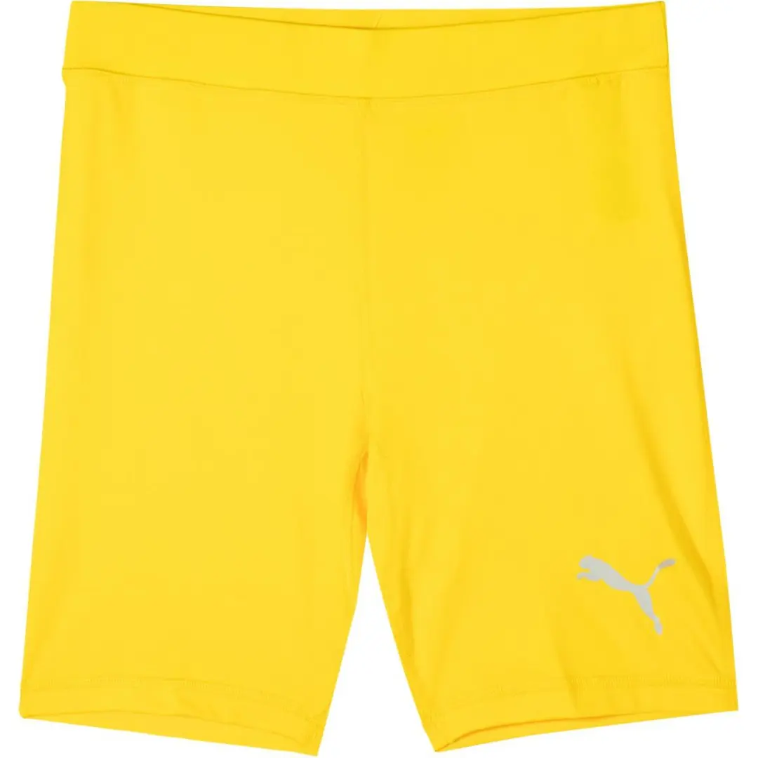 PUMA LIGA BASELAYER Sports Shorts Men's Electronic Yellow
