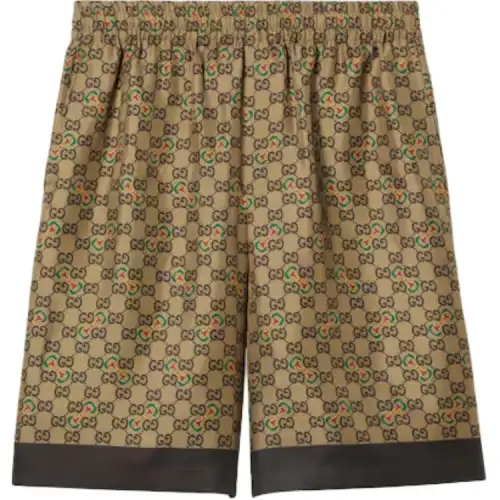 GUCCI Gg Horsebit Print Knee Length Shorts