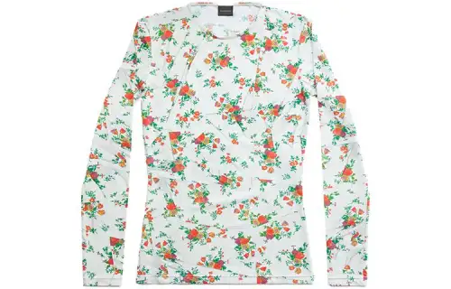 Balenciaga T Shirt Women's White Regular Fit