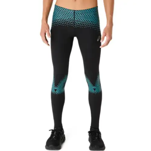 Asics MUSCLE Sports Pants Men's Performance Black X Atlantis Blue