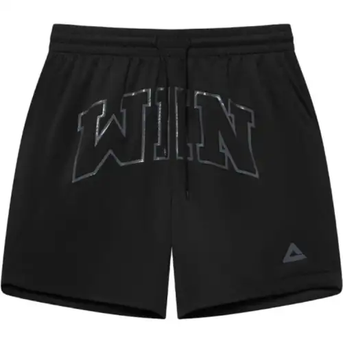Retro breathable basketball shorts for leisure, black trousers, American style