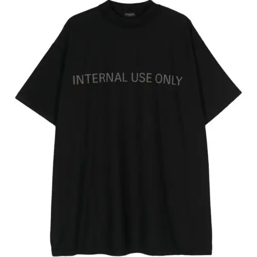 Balenciaga Inside Out T Shirt Faded Black