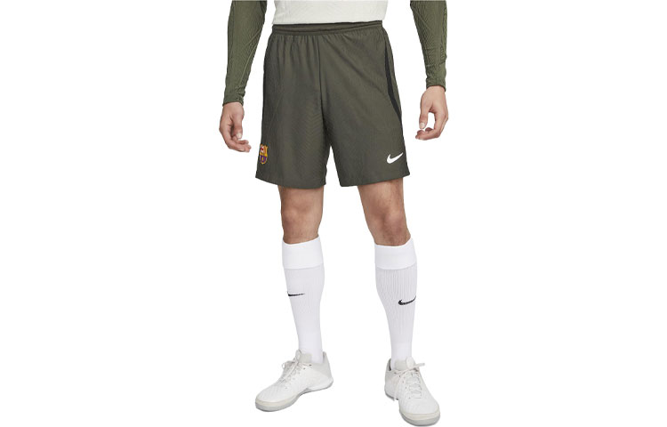 Nike F.C. Barcelona Strike Elite Soccer Ball Shorts Men’s Olive Green