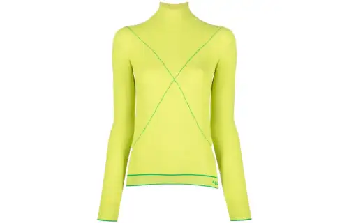 Bottega Veneta Sweaters Women's Yellow Turtleneck Moderate Other