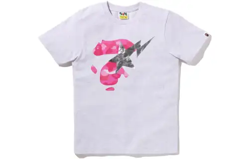 A BATHING APE T Shirts Women's Crew Neck Moderate Straight Fit