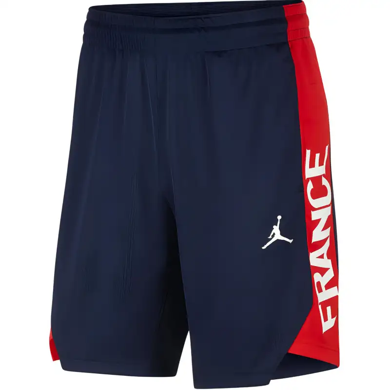 Jordan Team France Basketball Shorts Men's Marine Blue