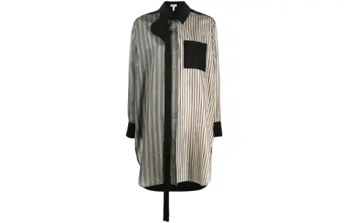 LOEWE Patchwork Striped Shirt
