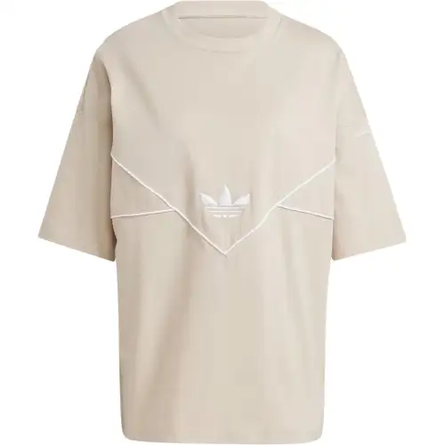Adidas Originals Drop Shoulder Sleeve T Shirt Women's Khaki
