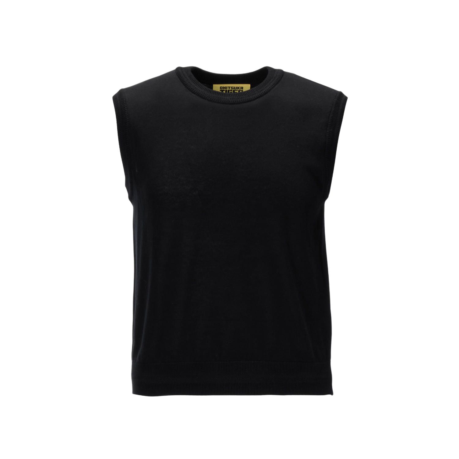 Женская майка Onitsuka Onitsuka Tiger SS25 SL KNIT TOP (черная)