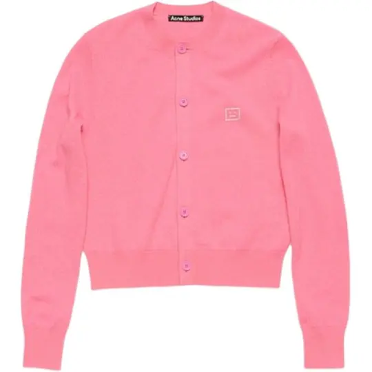 Acne Studios Face logo Wool Cardigan