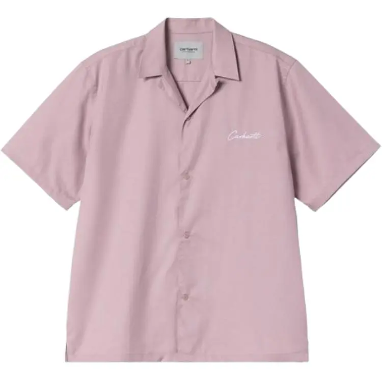 Carhartt WIP Logo Embroidered Short Sleeved Shirt