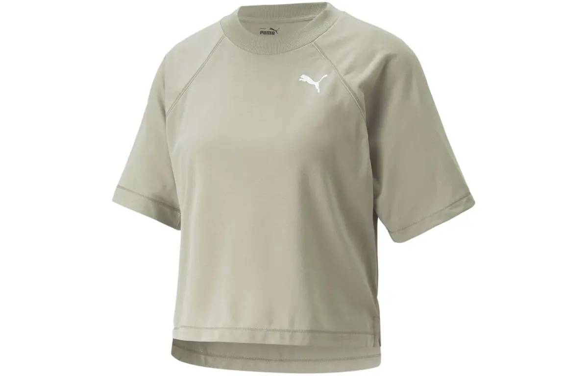 PUMA Modern Sports Raglan Sleeve T Shirt Women's Green