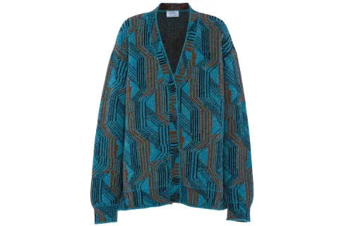 PRADA Loose Fit Sweater Women's Light Blue