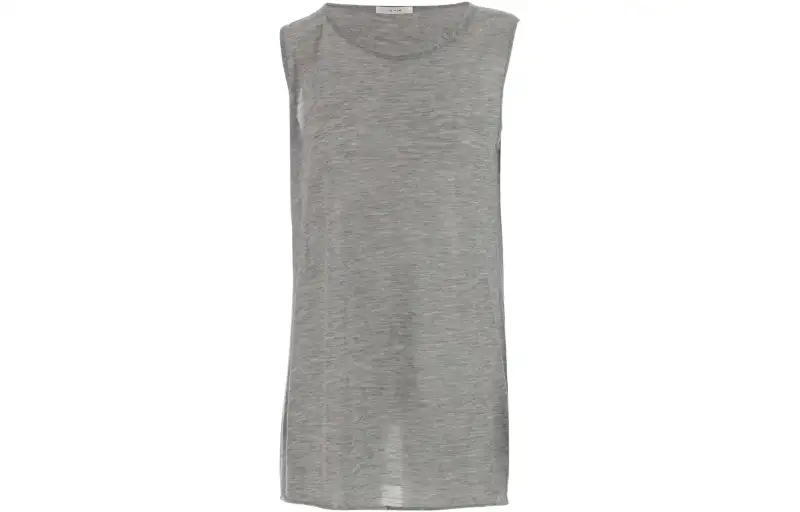 THE ROW T Shirts Women's Gray Crew Neck Moderate Straight Fit