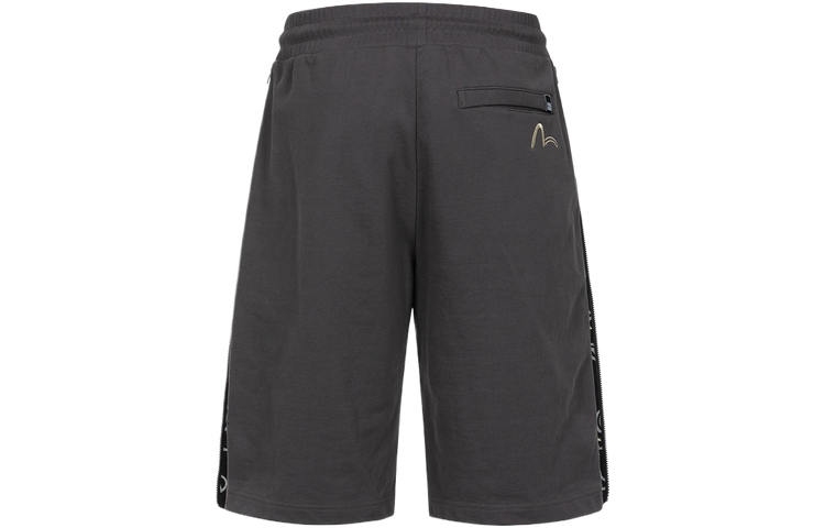 EVISU Sports Shorts Men’s Charcoal Gray Moderate