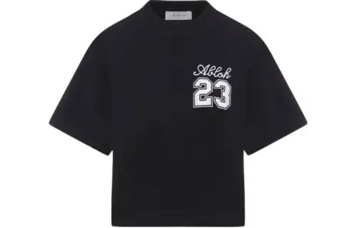 OFF-WHITE 23-print Cotton T-shirt