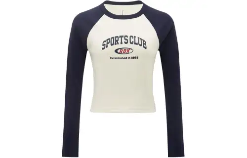 Reebok Raglan Sleeve T Shirt Women's Navy Blue