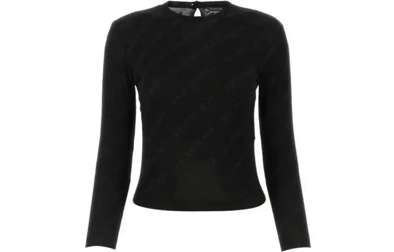 Balenciaga Mini Allover Logo Jumper