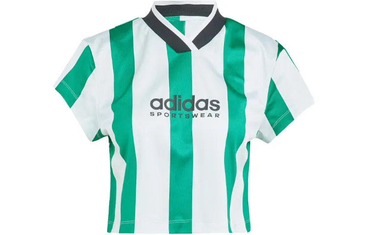 Adidas COLORBLOCK Crop Top Women's Forest Green
