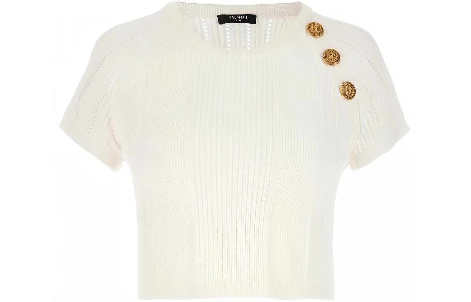 Женская футболка BALMAIN (белая)