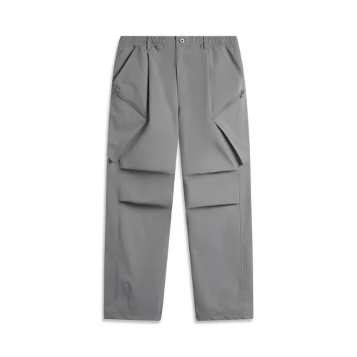 Li Ning Sports Pants Men's Asphalt Gray