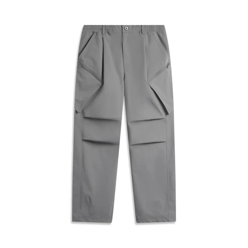 Li Ning Sports Pants Men's Asphalt Gray