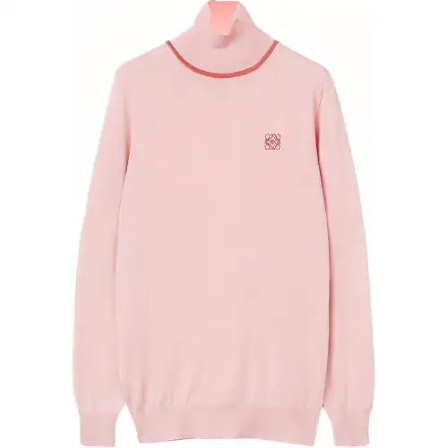 LOEWE SS21 Fitted Sweater Women's Pink