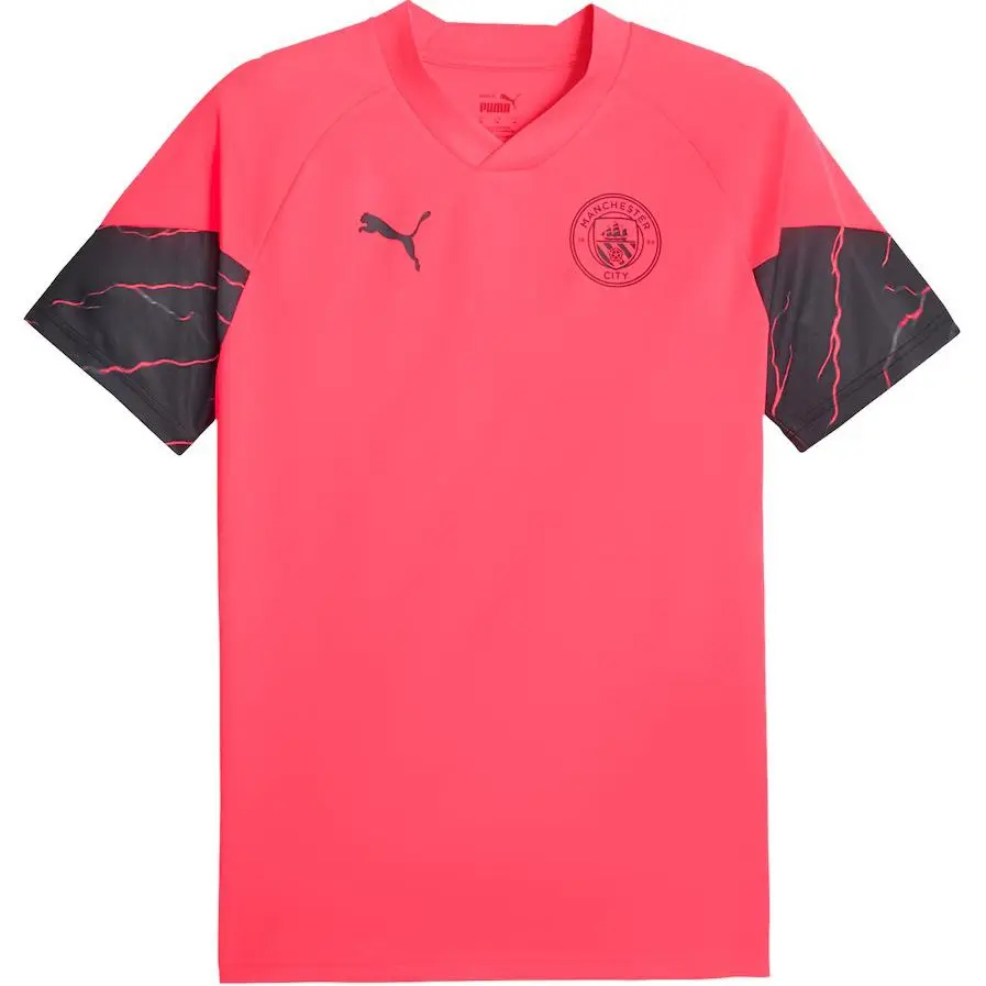 PUMA Manchester City Manchester City Puma Pro Training Shirt Soccer Jersey Men's Pink
