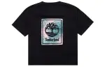 Timberland T Shirts Women's Black Crew Neck Moderate Straight Fit