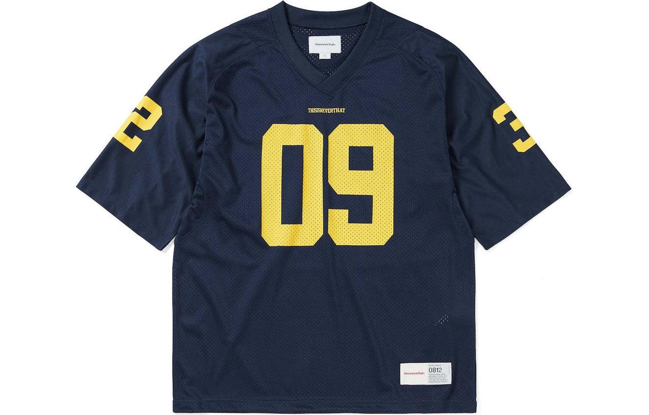 Thisisneverthat Soccer Jersey Unisex Marine Blue