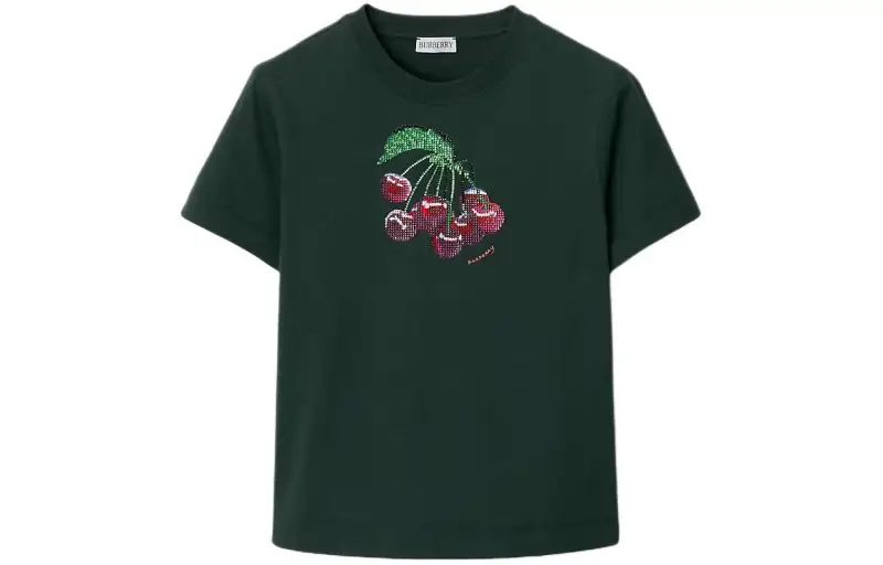 Burberry Crystal-embellished Cotton T-shirt