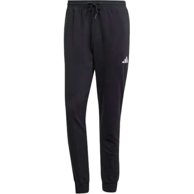Adidas ESSENTIALS Cozy French Terry Joggers Sports Pants Men's Black/White