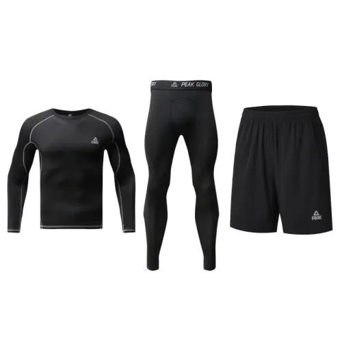 Sports quick dry breathable basketball corrective bodysuit with a round collar for training, set for yoga for cycling for men and women, tight, for running