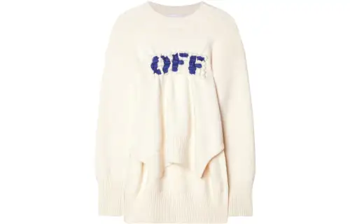 OFF WHITE OFF logo Wool Jumper