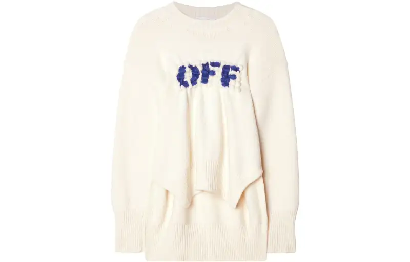 OFF WHITE OFF logo Wool Jumper