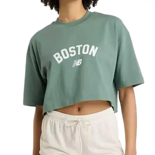 New Balance Heritage Regular T Shirt Women's Green